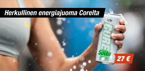 Herkullinen energiajuoma Corelta 27 